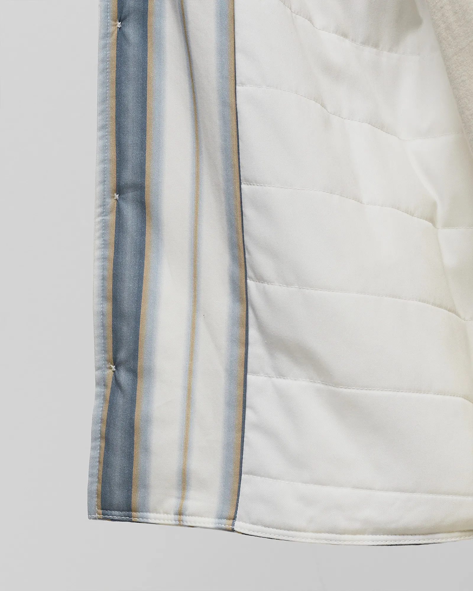 ØLÅF PADDED STRIPE OVERSHIRT