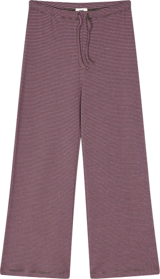 Mads Nørgaard - Copenhagen 2x2 Cotton Stripe Verona Pants Grøn lyserød striber