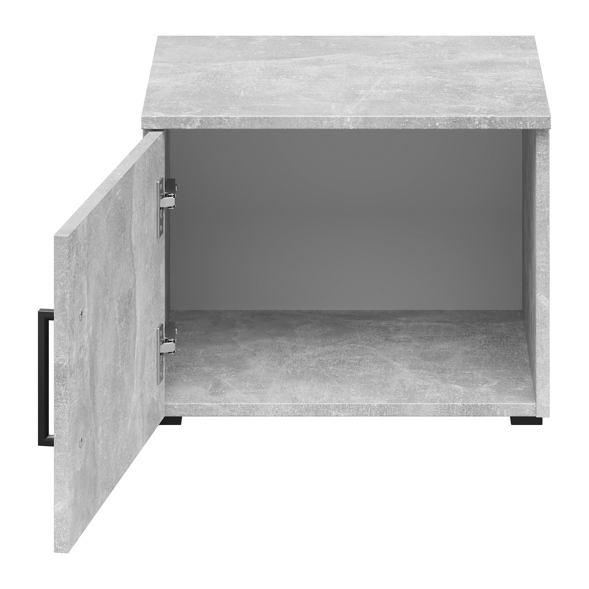 Aufsatzelement - auch hängend verwendbar - Betonoptik - Breite 45 cm