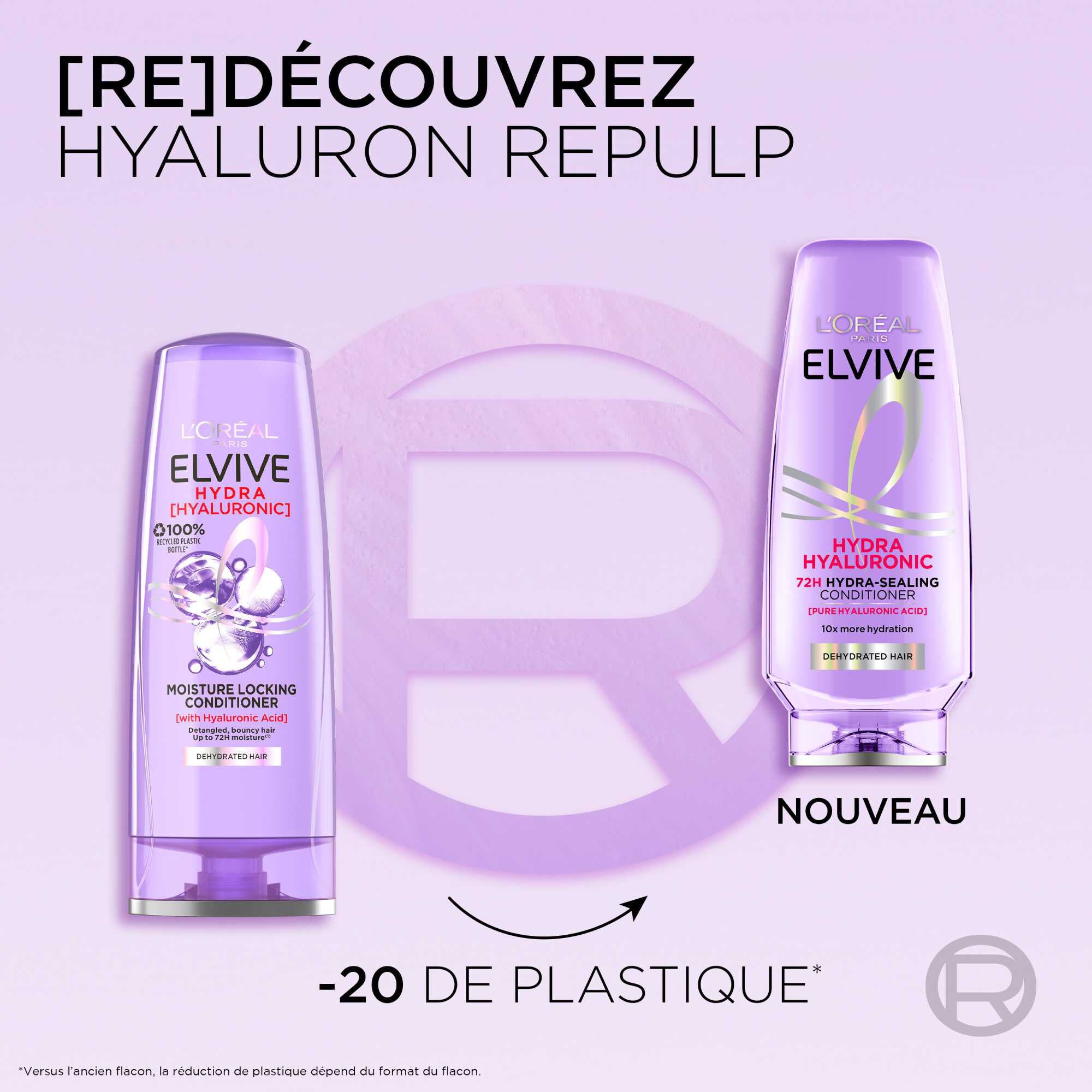 Démêlant Hydratant 72H Hyaluron Repulp | Elseve