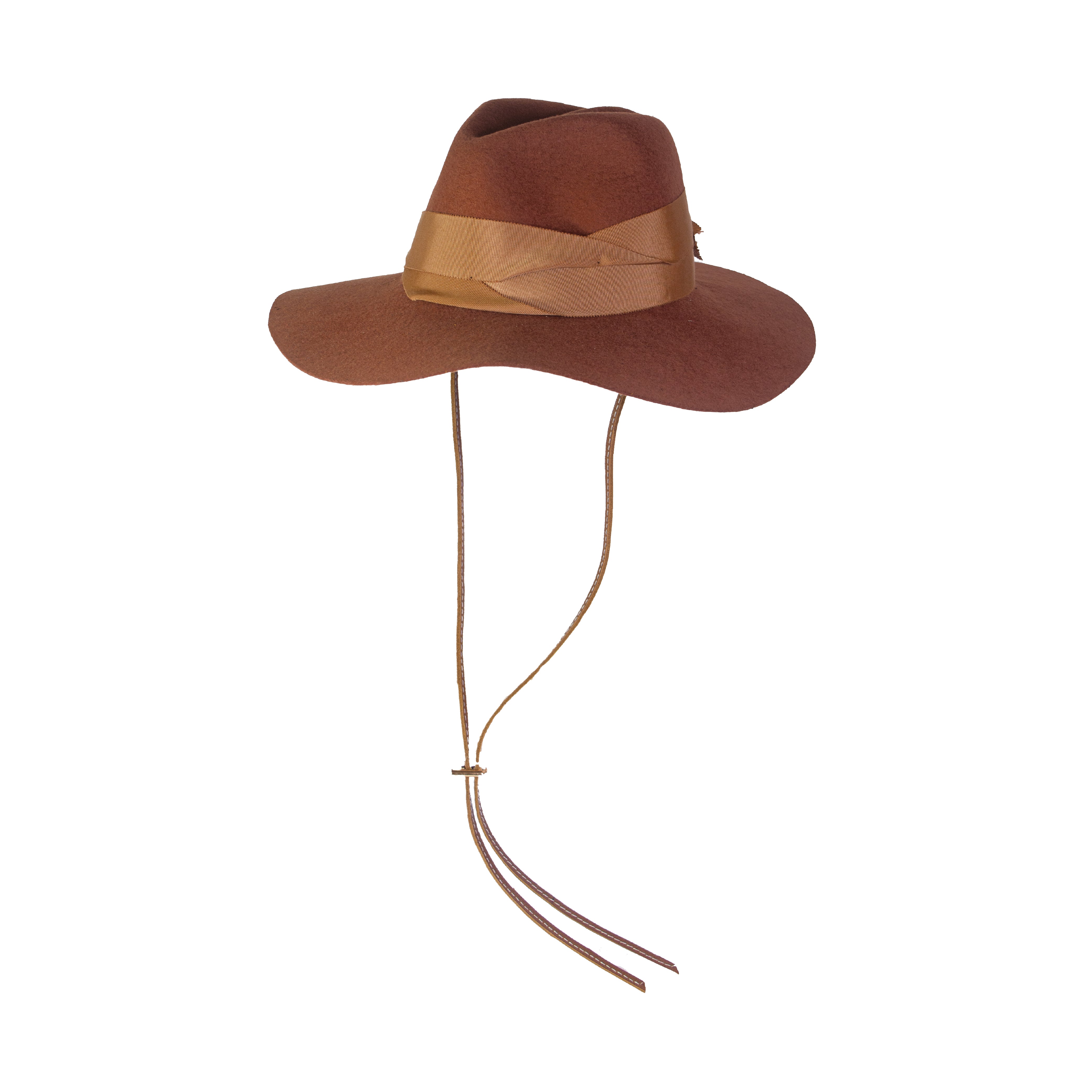 Chapeau classique en feutre à long bord