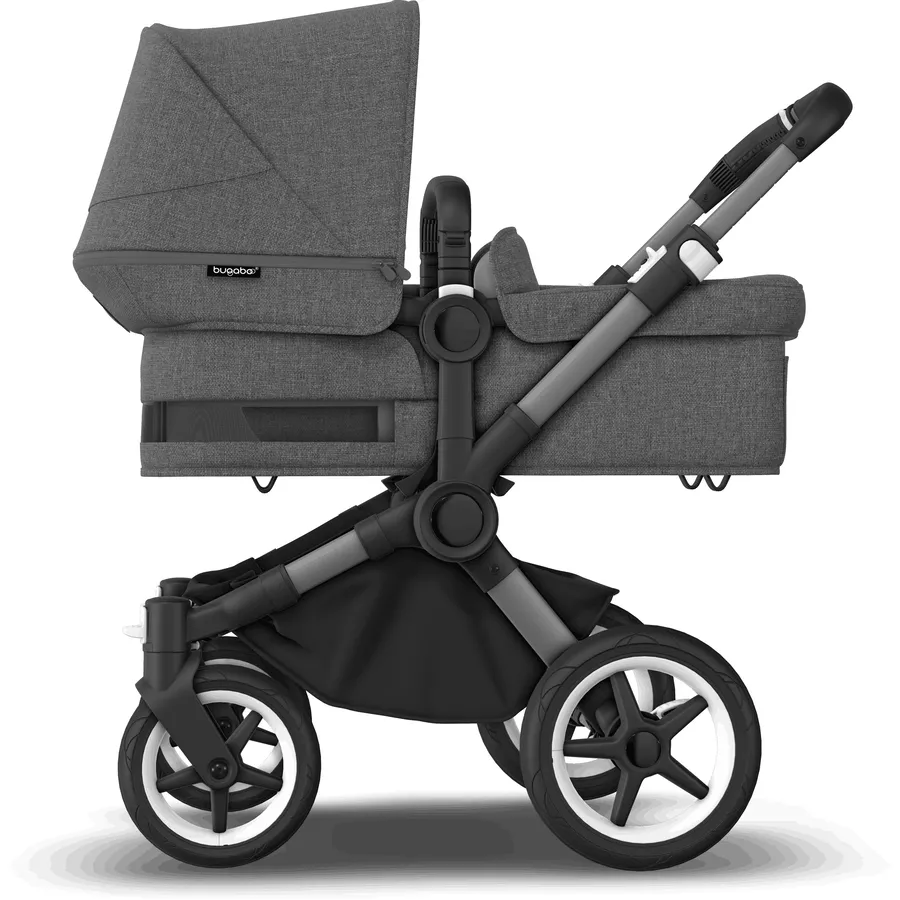 bugaboo Geschwisterwagen Donkey 5 Duo Complete GraphiteGrey Melange