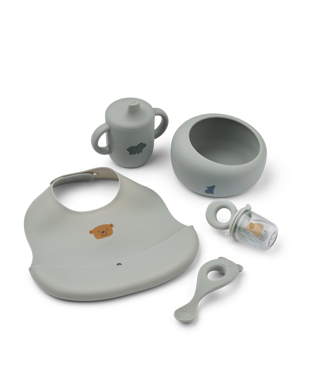 Spisesett Baby 5pk – Barneservise Gavepakke Mileah