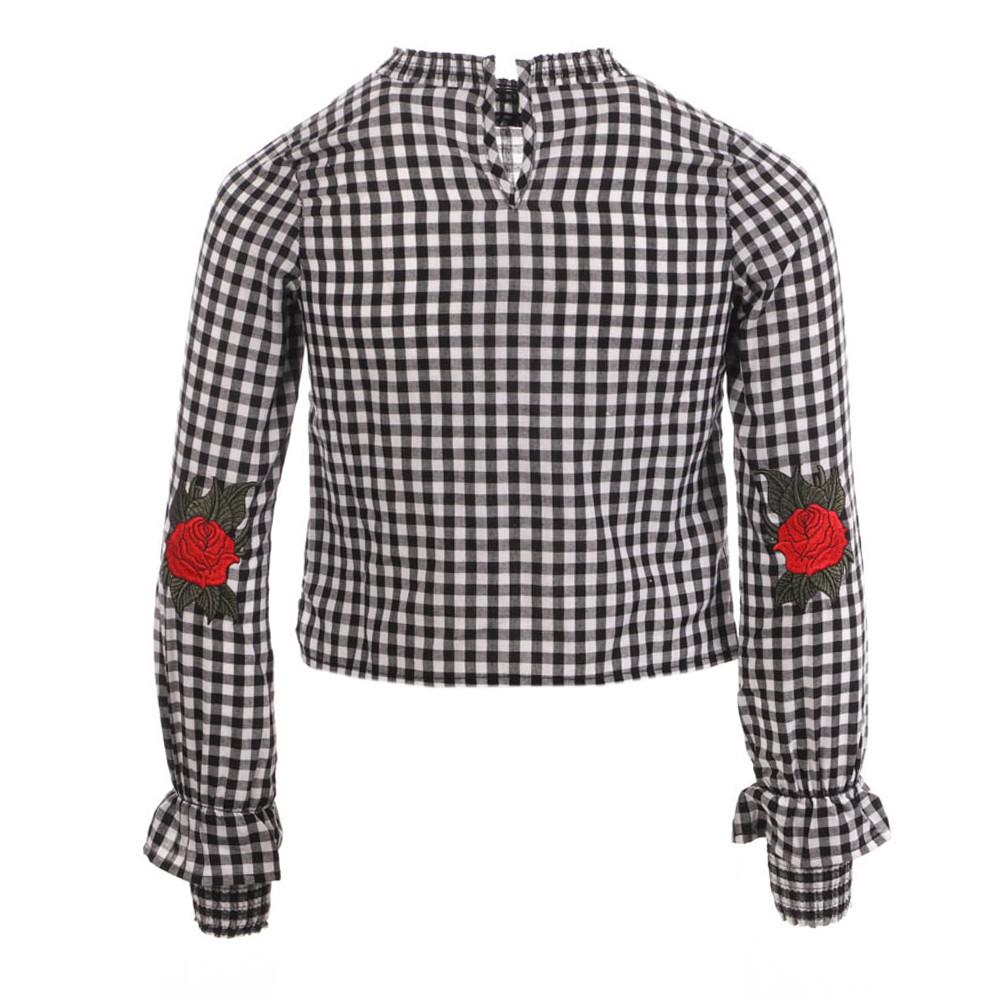 Teddy Smith Blouse à carreaux Noir/Blanc Fille Teddy Smith Tavie