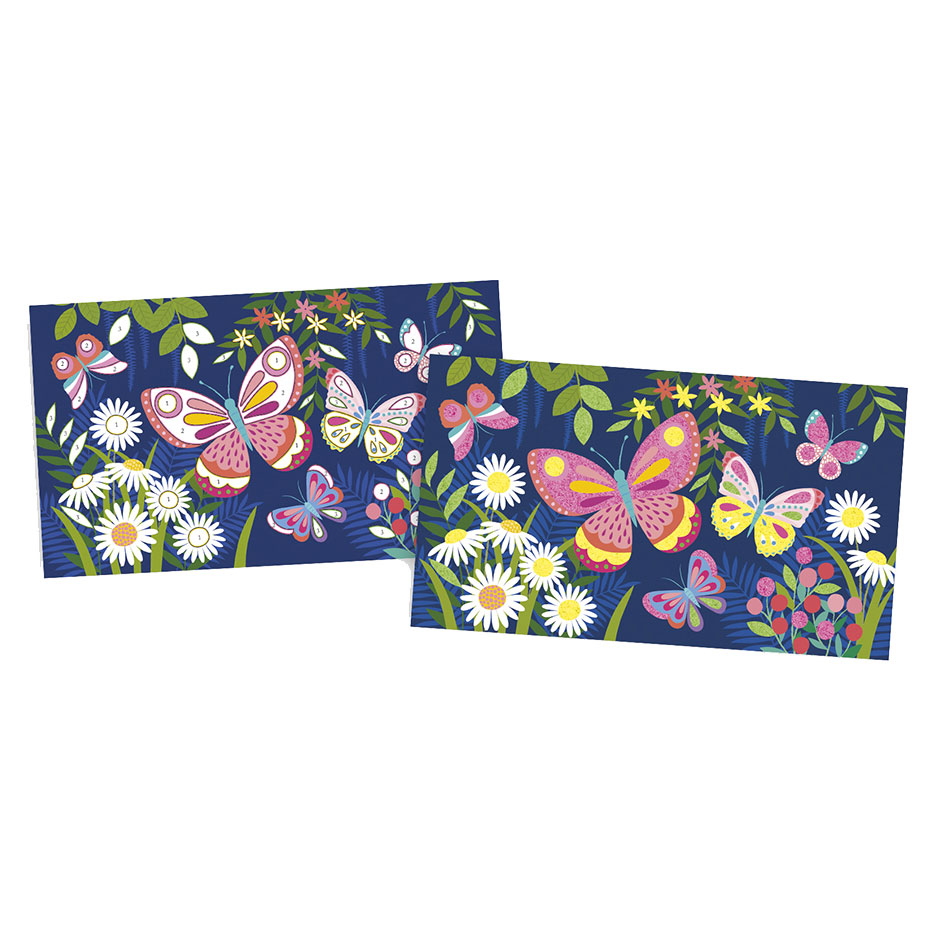 Janod Atelier - Fluor Zandkaarten Vlinders