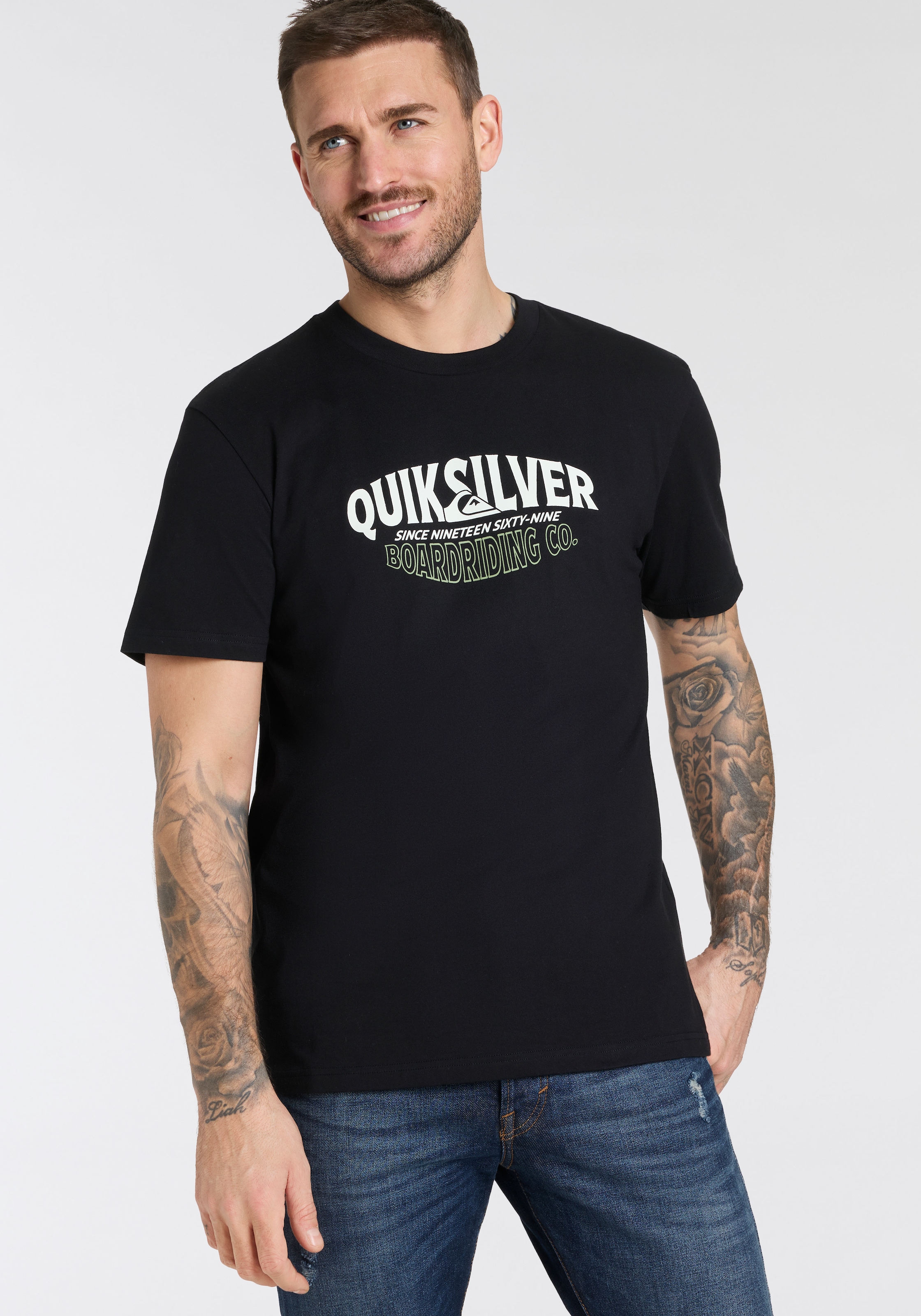 Quiksilver T-Shirt »RUGGED SHORT SLEEVE TEE PACK YM«, 2 Stk.