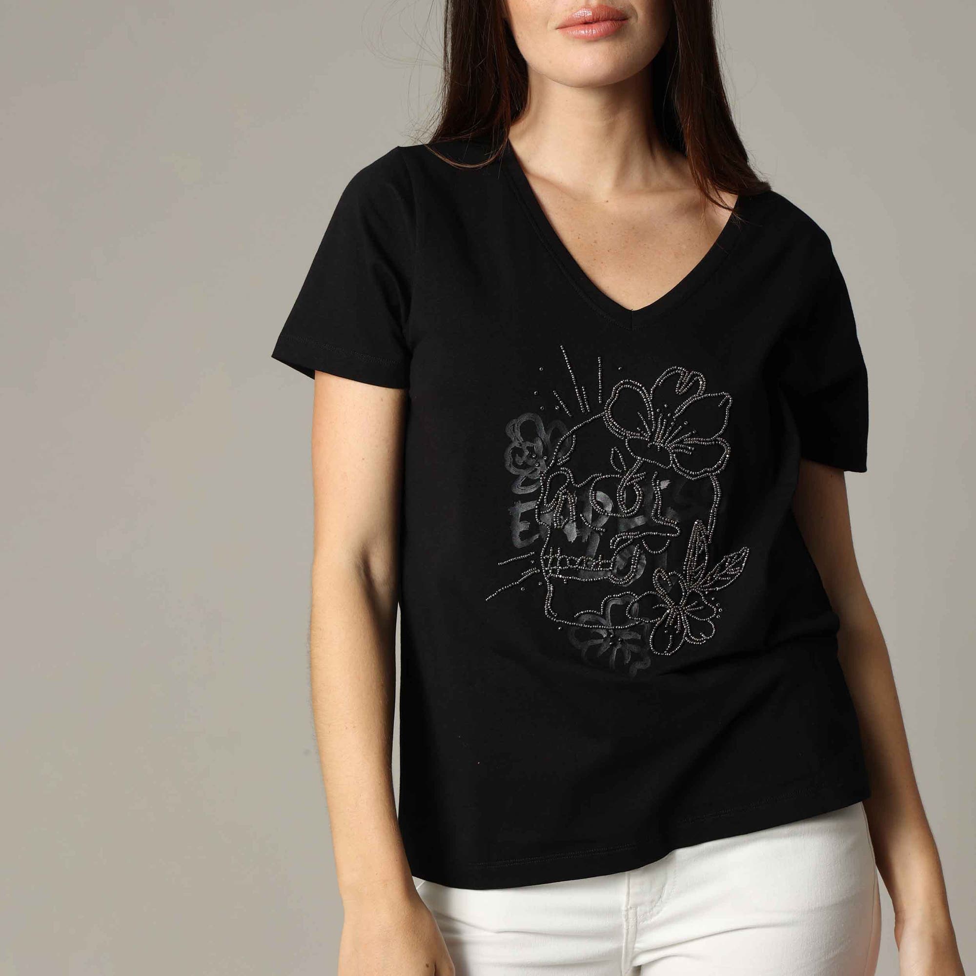 T-shirt Femme noir