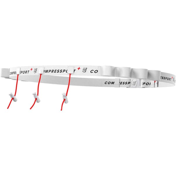 Ceinture porte gourde COMPRESSPORT RACE BELT WHITE