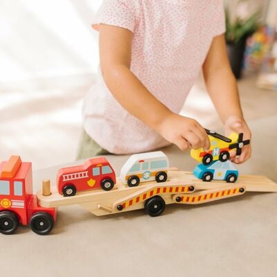 Melissa & Doug Utrykningskjøretøy Lekesett