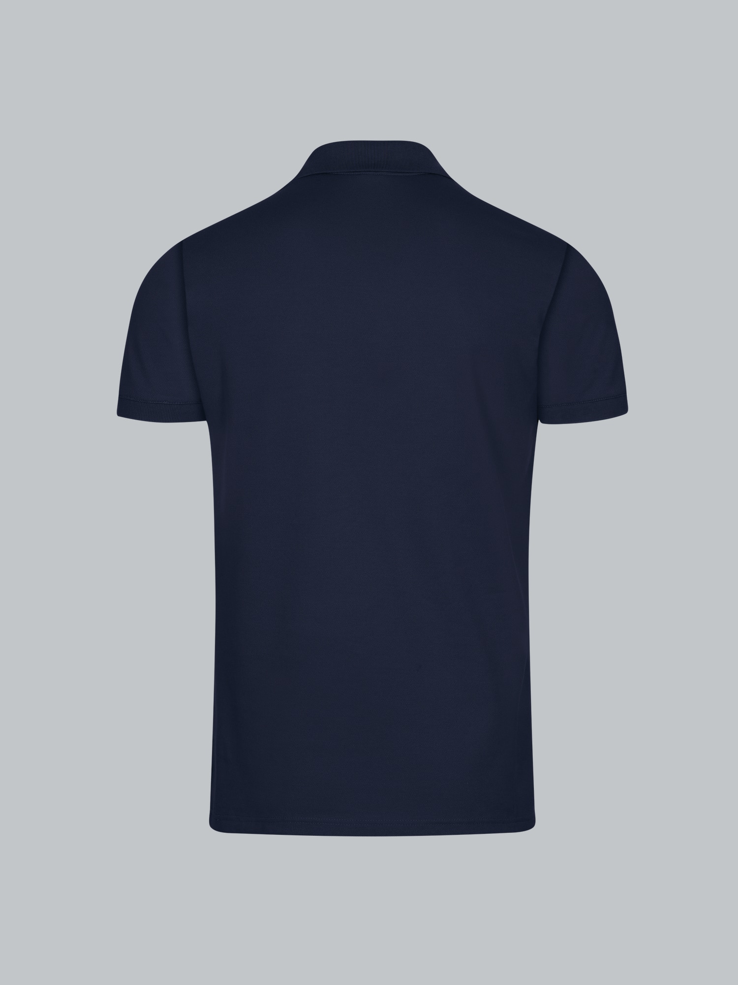 Poloshirt aus elast. Piqué Navy