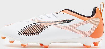 PUMA Ultra 5 Play Gras Kunstgras Voetbalschoenen (MG) Kids Wit Zwart Rood