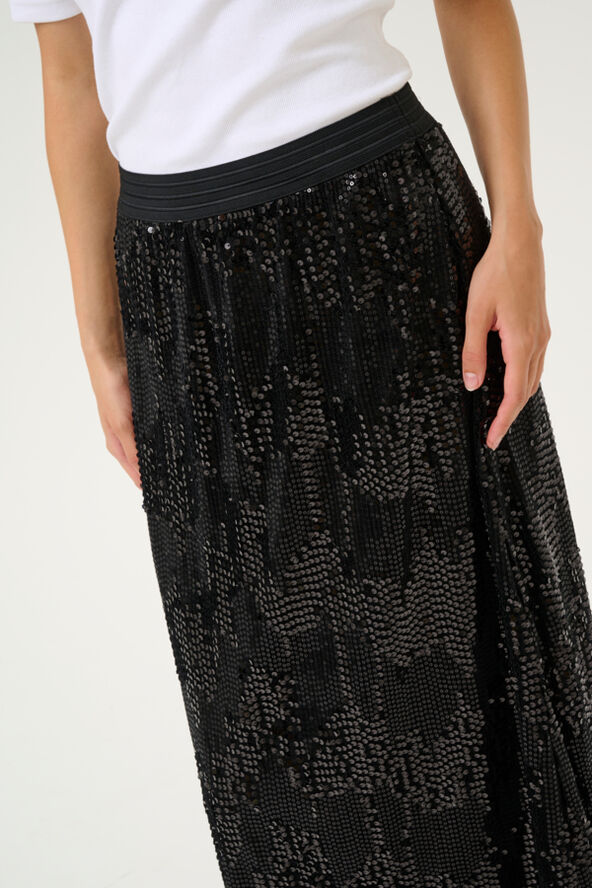 Kaffe KAamalie Seqiun Skirt Black deep
