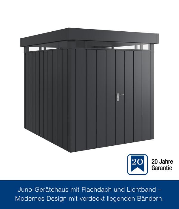 Hörmann Metallgerätehaus Juno mit Lichtband