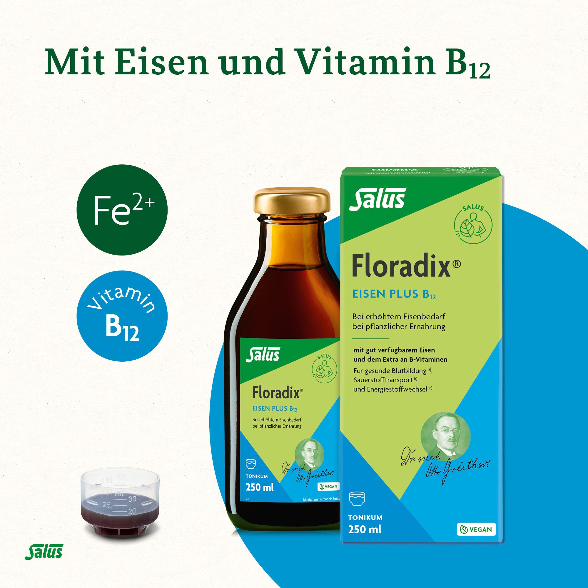 Salus® Floradix® Eisen plus B12 vegan