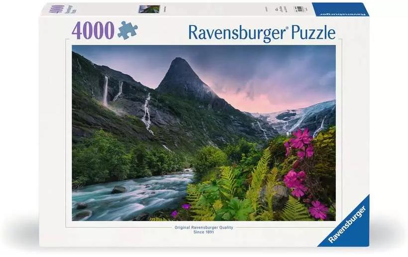 Puzzle Atemberaubende BergstimmungKlassisches Puzzle