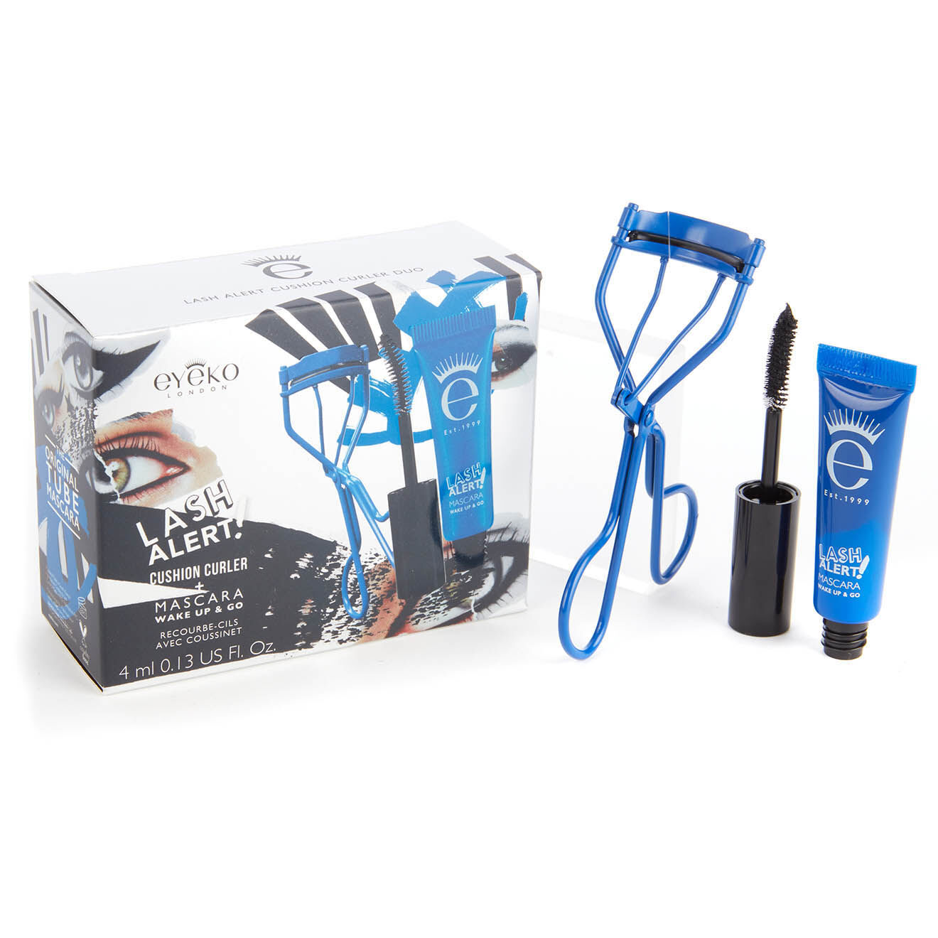 Eyeko Kit mascara Lash Alert et recourbeur de cils - 4 ml
