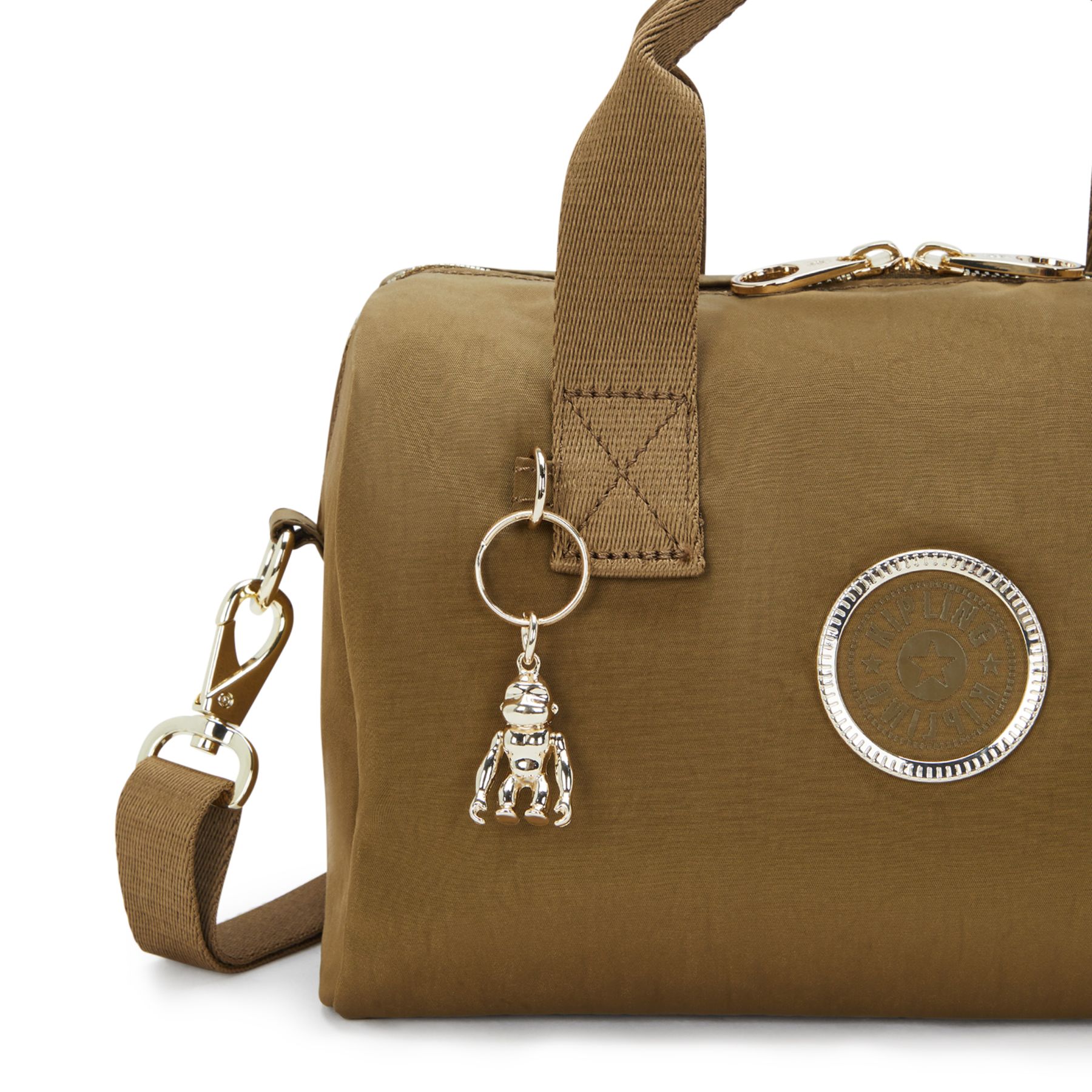 BINA M Sac à main de taille moyenne avec bandoulière ajustable amovible - Dry Laurel Spice