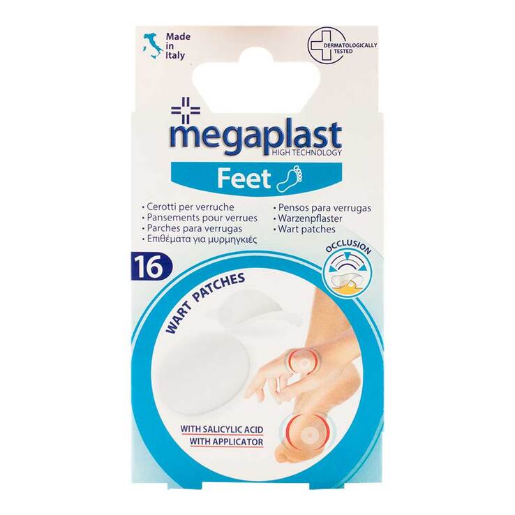 Warzenpflaster 2 Größen 1,2 cm + 1,9 cm megaplast, 16 St