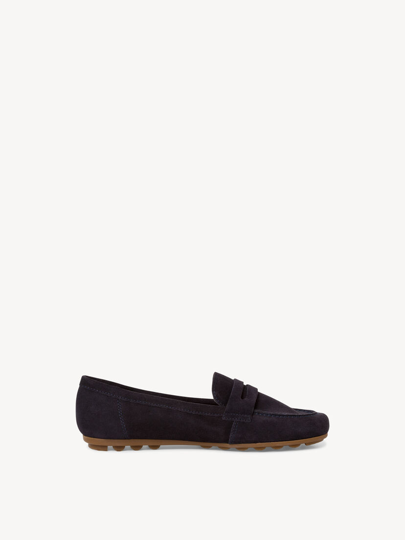 Leren Mocassin - blauw