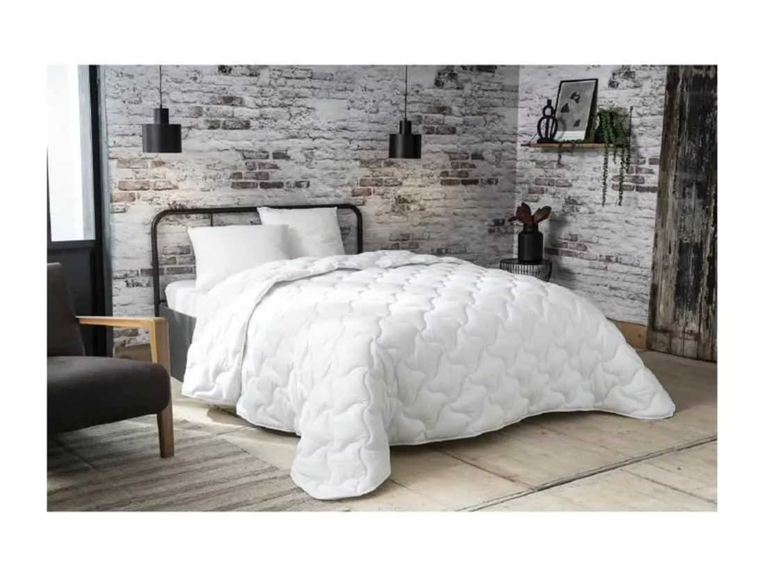 ABEIL Couette chaude Douceur Absolue 220x240 cm blanc