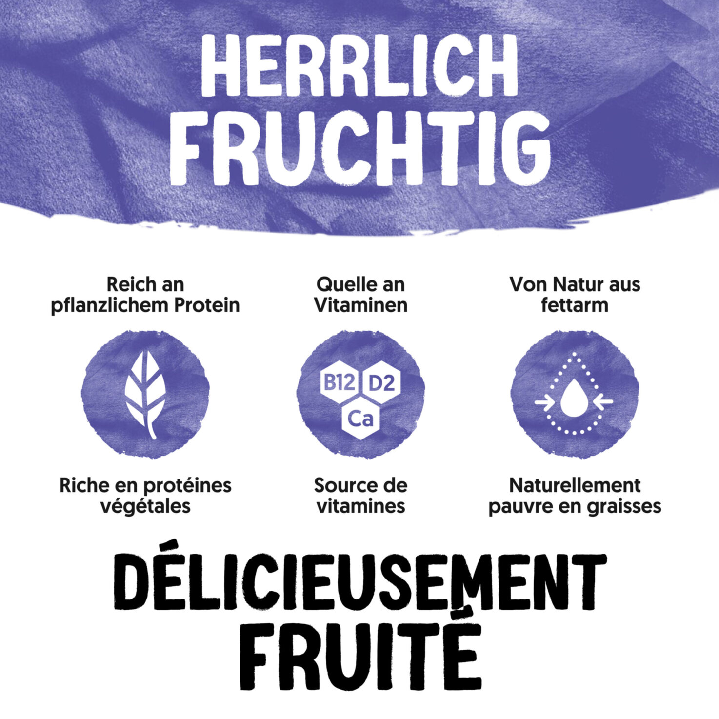 Alpro Soja-Joghurtalternative Heidelbeere