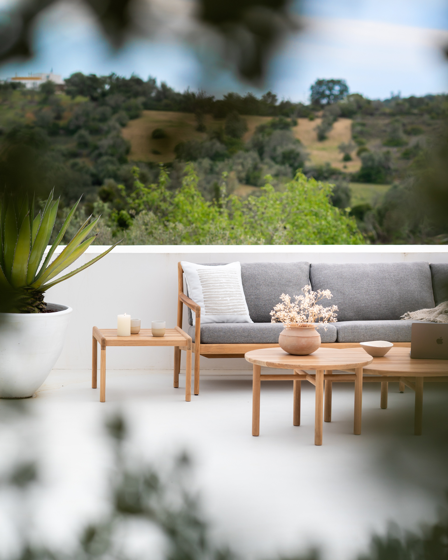 Teak Jack sofa 265 - outdoor - naturel
