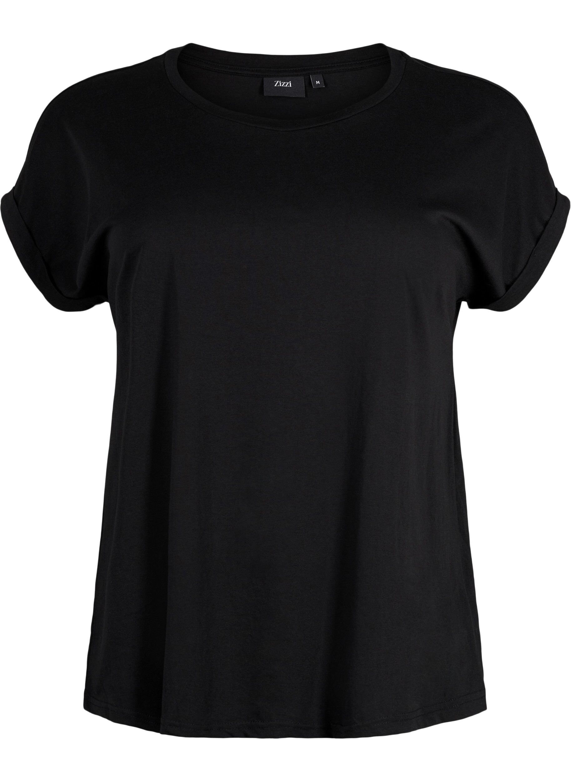 Kortærmet t-shirt i bomuldsblanding