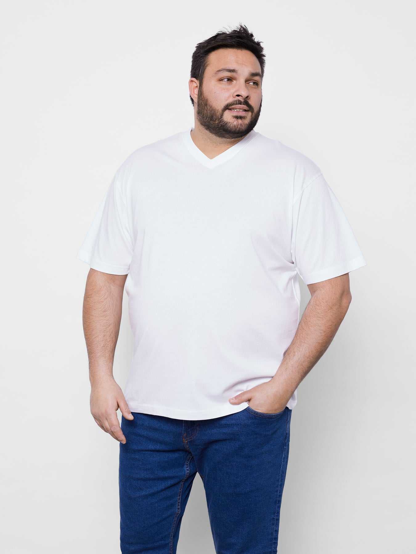 DOPPELPACK T-SHIRT V-AUSSCHNITT