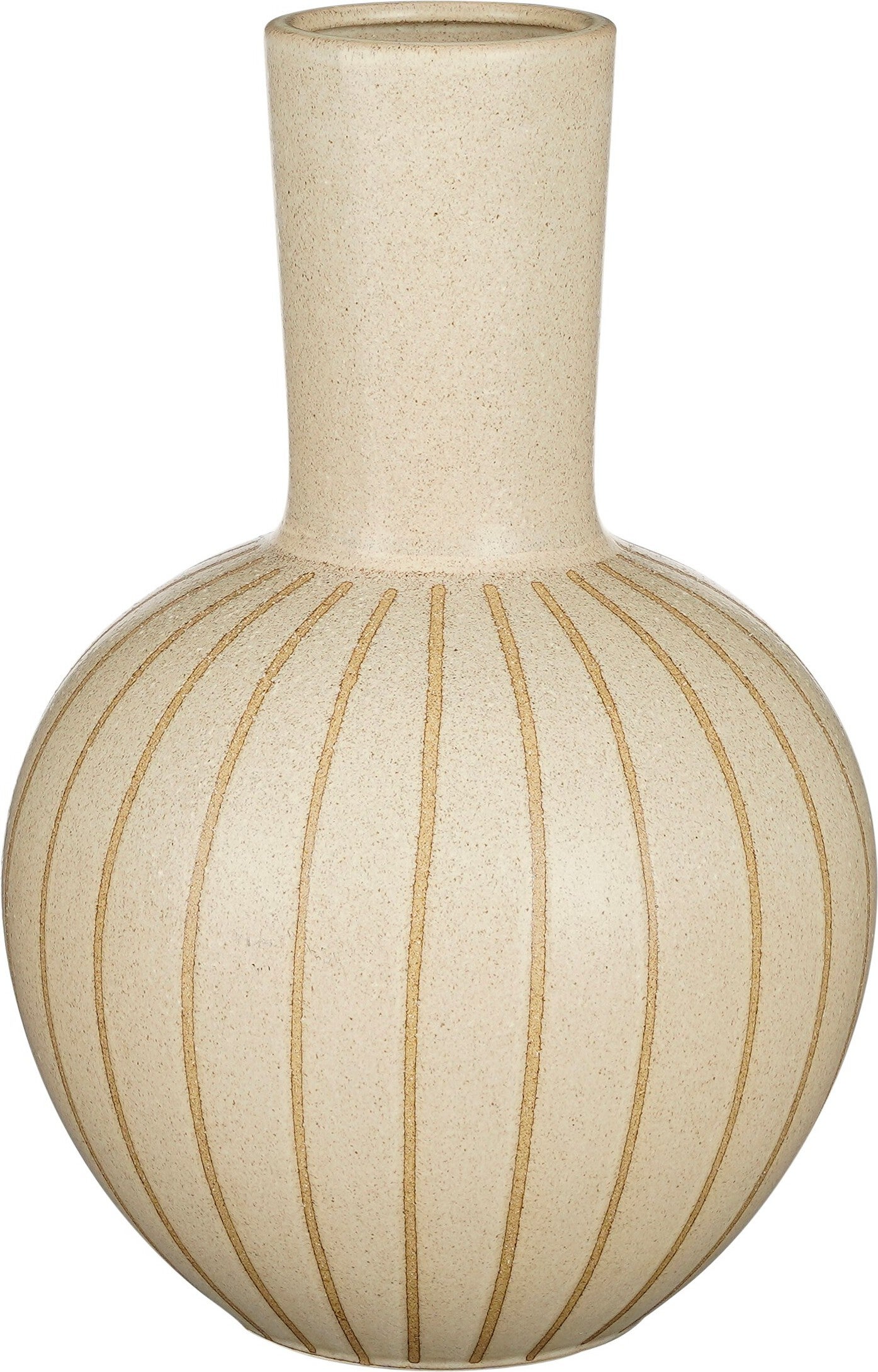 Mica Decorations vaas Holm beige D 27,5 H 42 cm