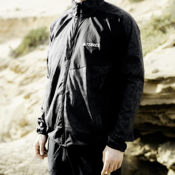 Veste trail ADIDAS TRAIL WIND JKT CHABON/NOIR
