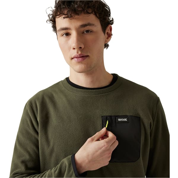 Veste polaire randonnée REGATTA FRANKIE CREW DARK KHAKI