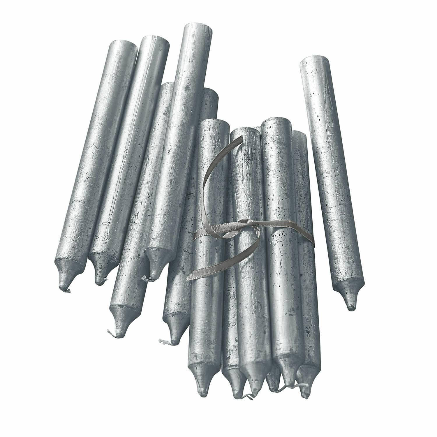 Kerze 20er Set Lysarion silber