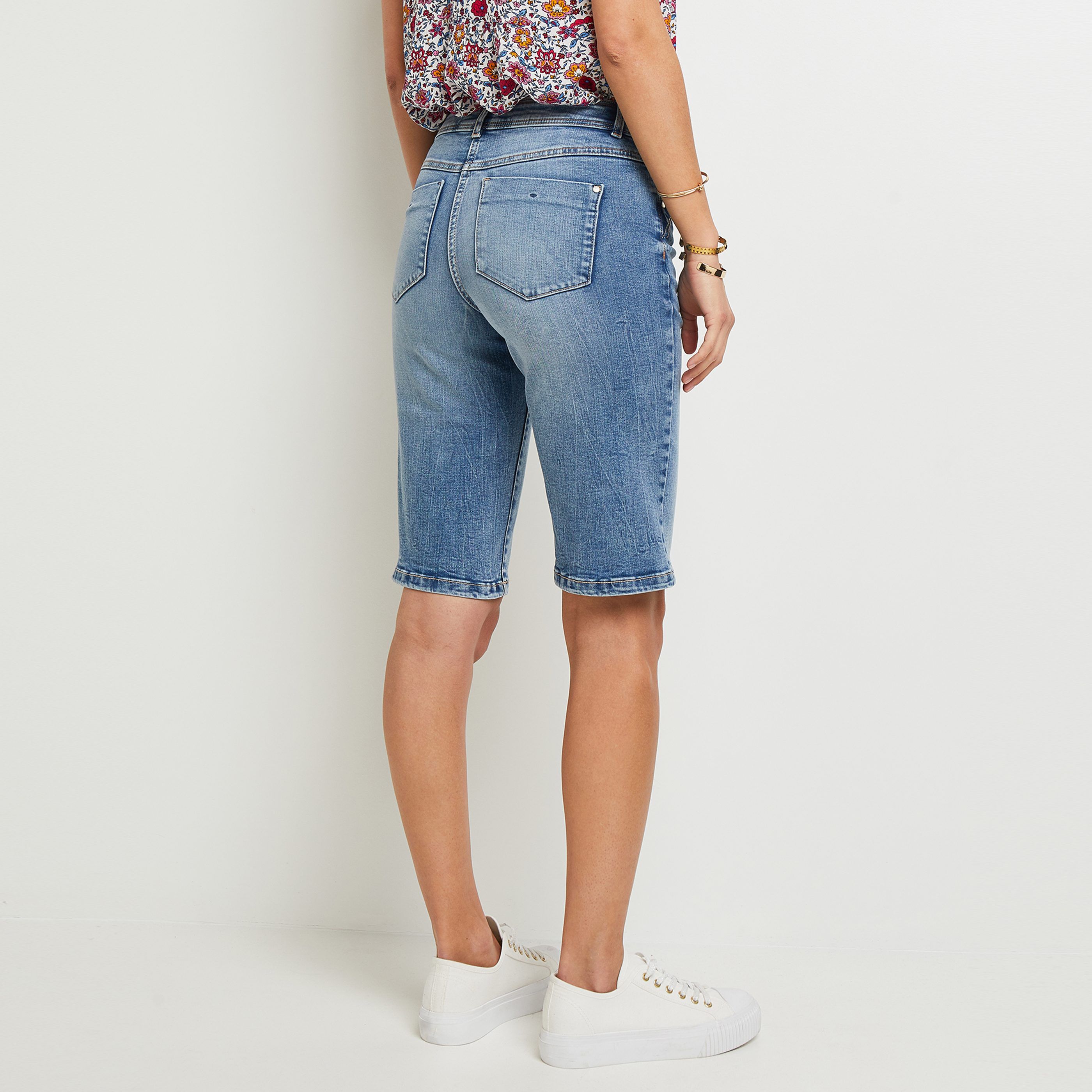 Bermuda en jean femme EDORADO - LIGHT STONE
