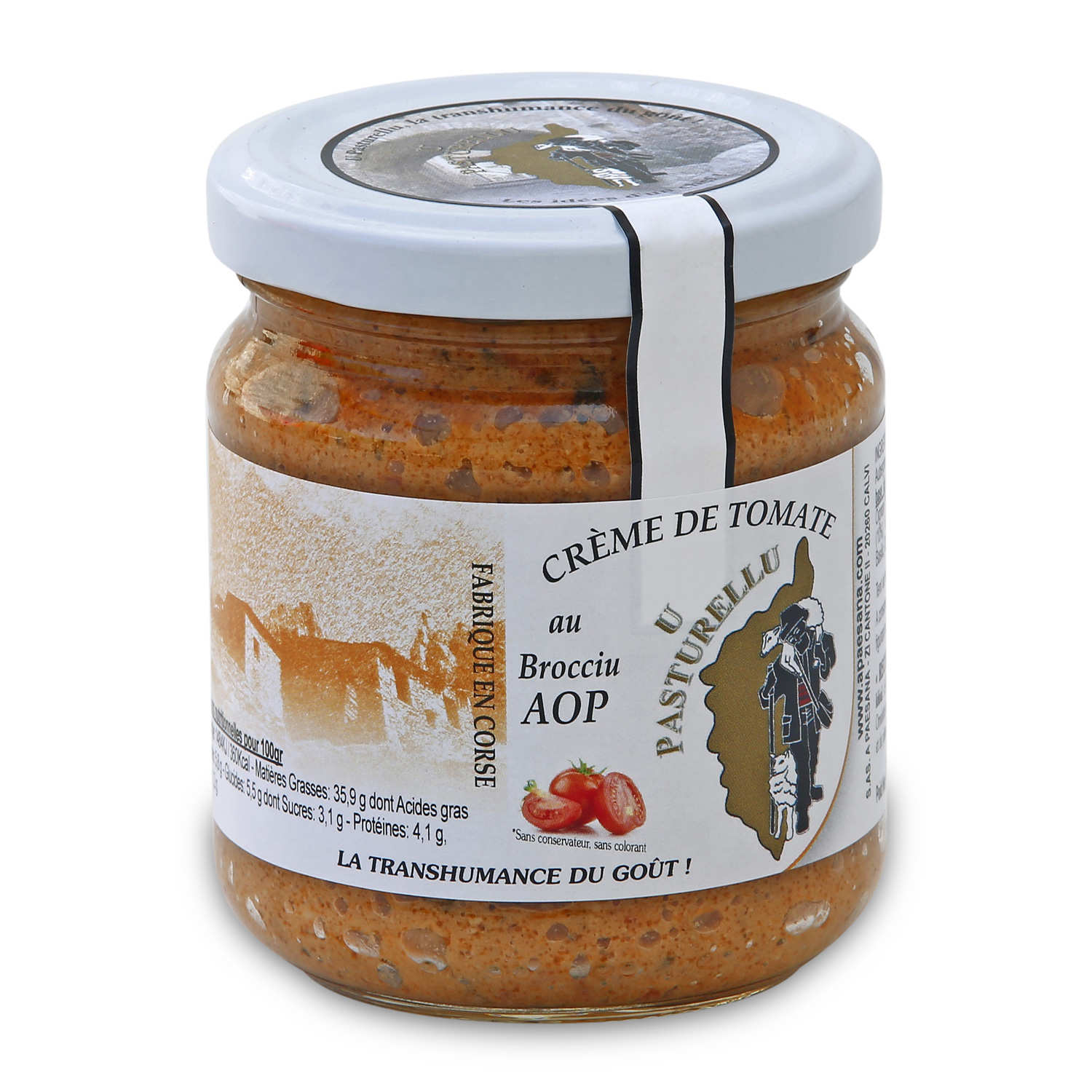 Crème de tomate au Brocciu AOP