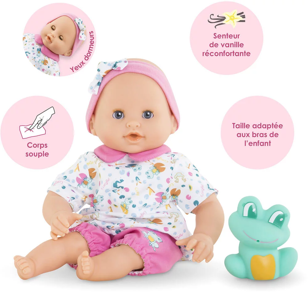 POUPON - BEBE BAIN OCEANE - MON PREMIER POUPON COROLLE 30 CM