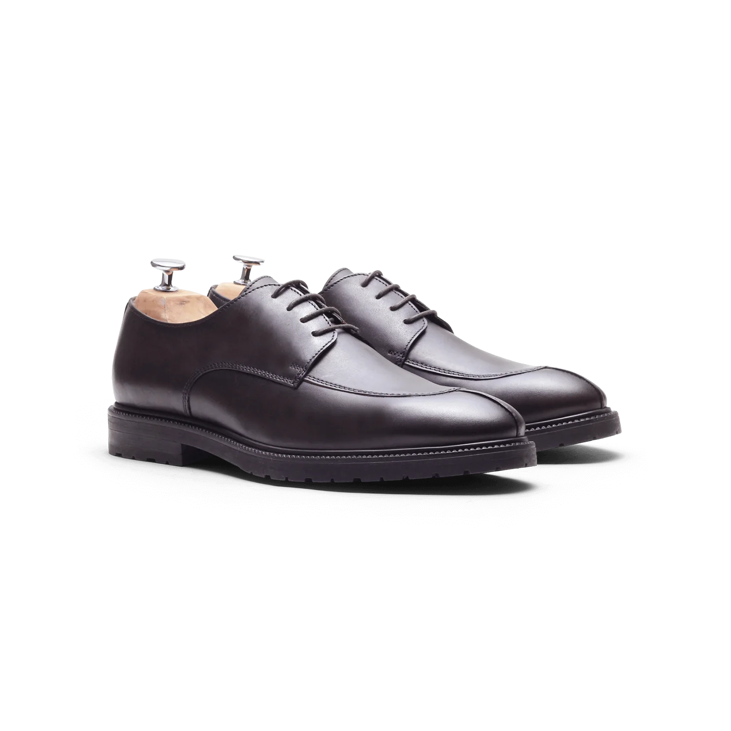 Abi-Derby en cuir marron
