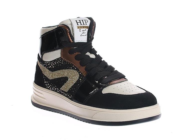 HIP Shoe Style h1012 Zwart Combi