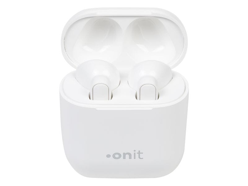 onit True Wireless In-Ear-Kopfhörer Entry Weiss Kabellose Kopfhörer mit Mikrofon für den Lifestyle-Einsatz