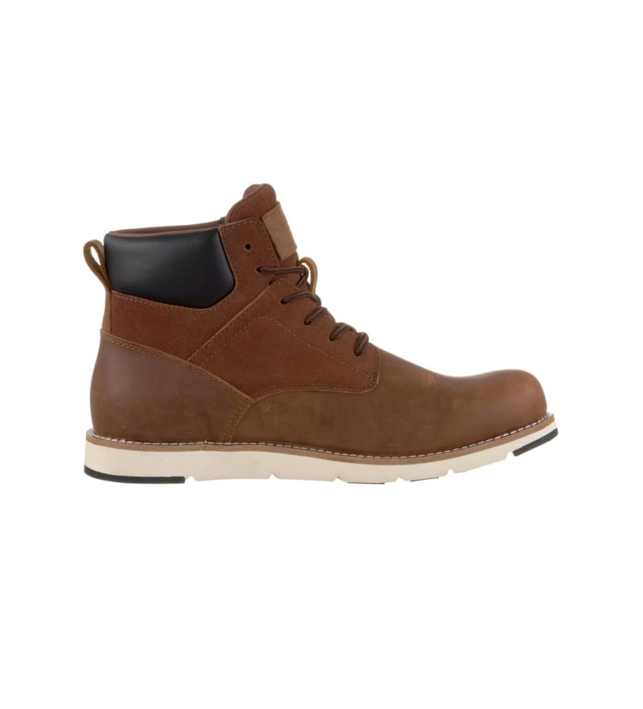 Botas Levi's Jax Plus de couro marrom