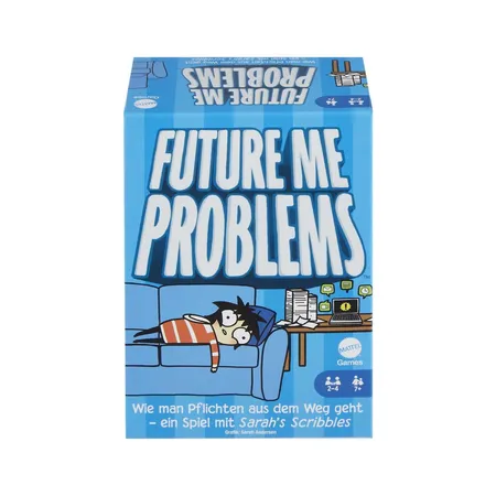 Mattel Games Future Me Problems Kartenspiel, Familienspiel