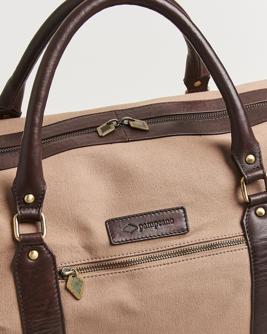 Pampeano Cabballero Large Canvas Weekend Bag Khaki