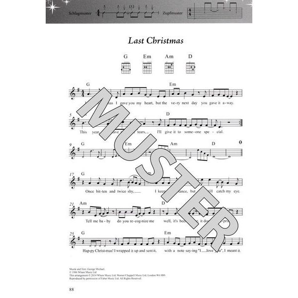 Schott Weihnachtslieder Gitarre XXL