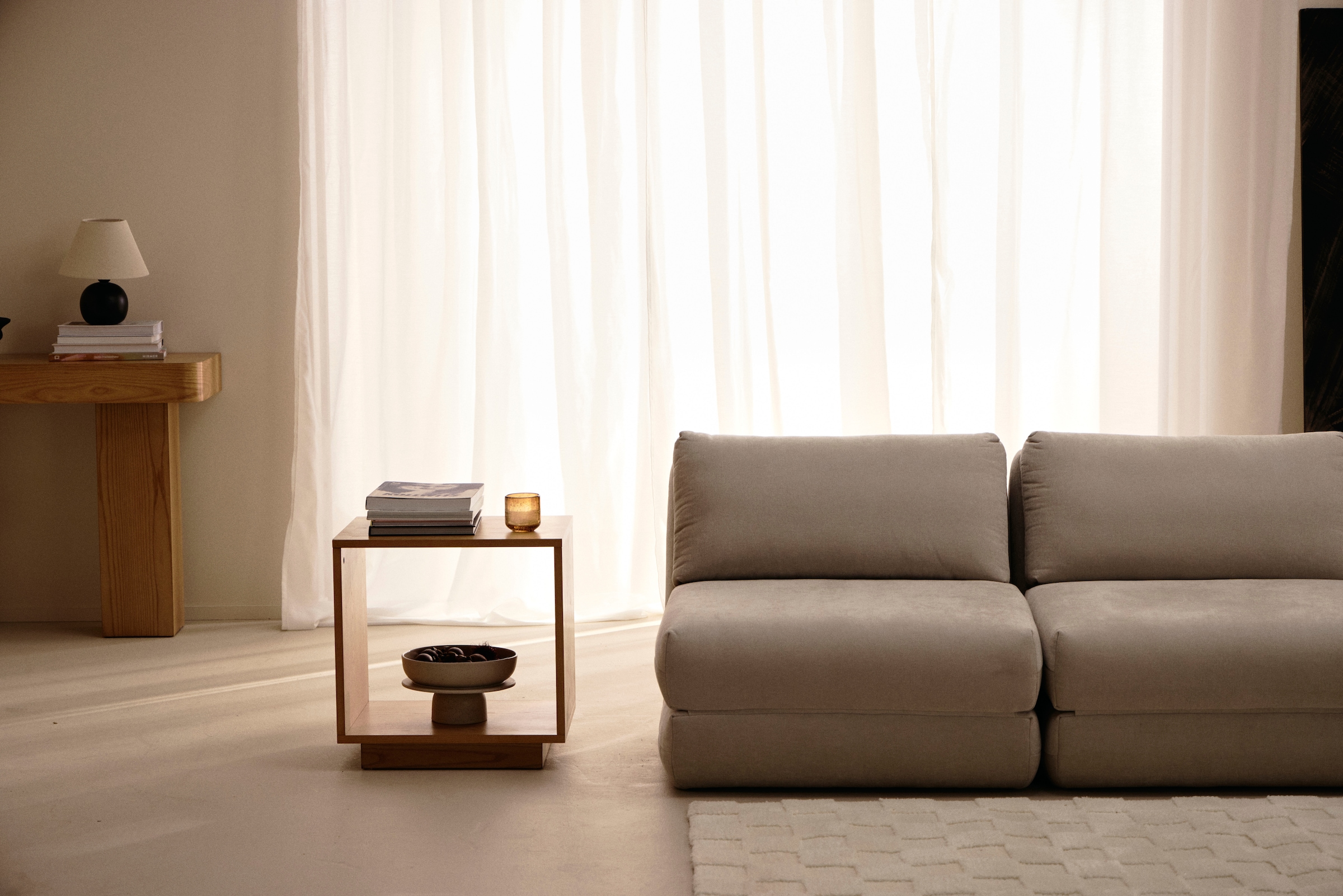 LeGer Home by Lena Gercke Sessel »Amara« Schlafsessel ausklappbar, Bettsessel, mit Rasterung