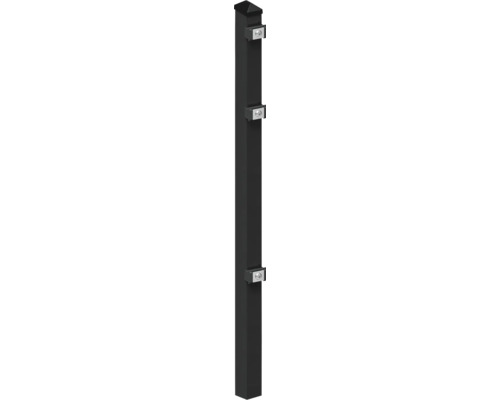 Palen 6 x 4 x 120 cm voor schutting 63 cm hoog RAL 7016 antraciet