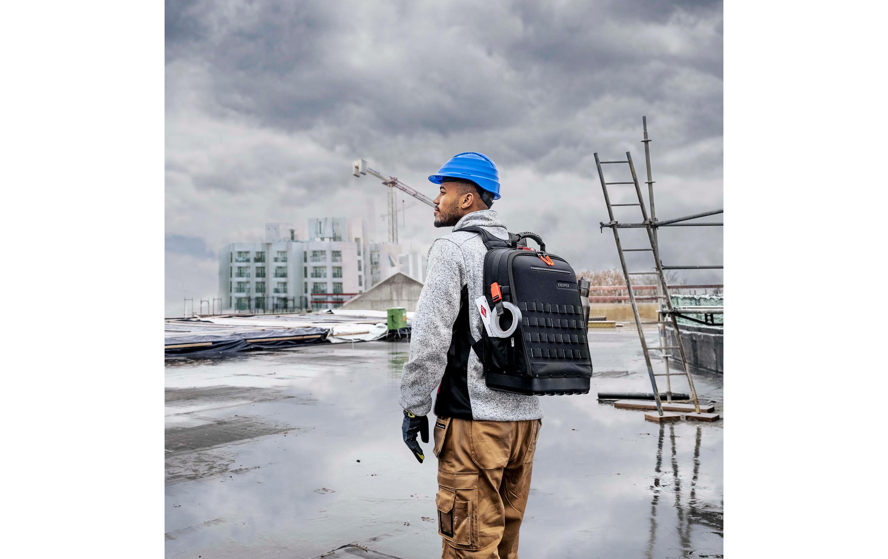Werkzeugrucksack Modular X18, leer<br>Werkzeugrucksack mit komplett aufklappbarer Vorder- und Rückseite