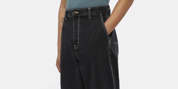Dickies MADISON BAGGY FIT DENIM BLACK WASH Black wash