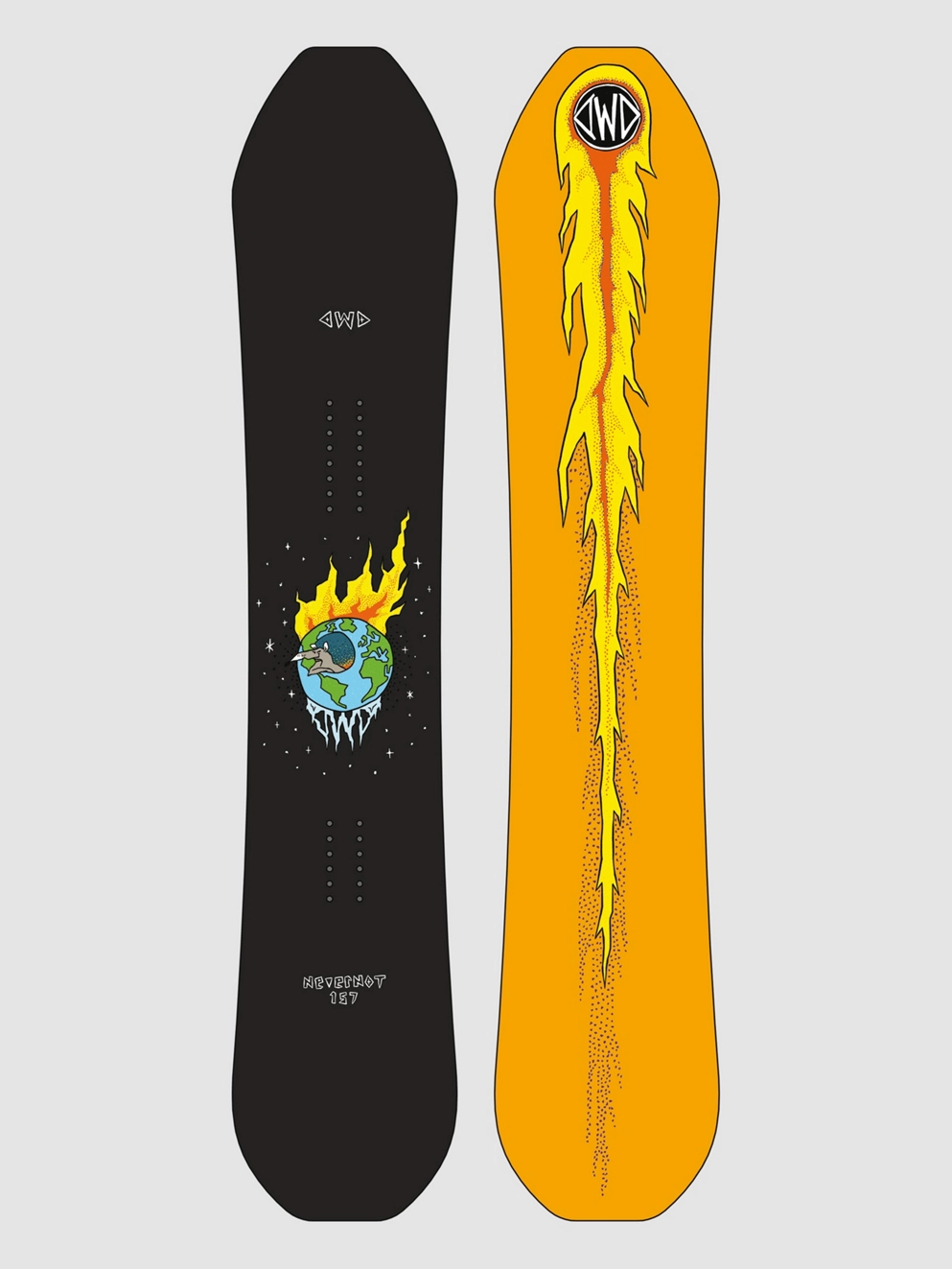 Dinosaurs Will Die Never Not 2025 Snowboard uni