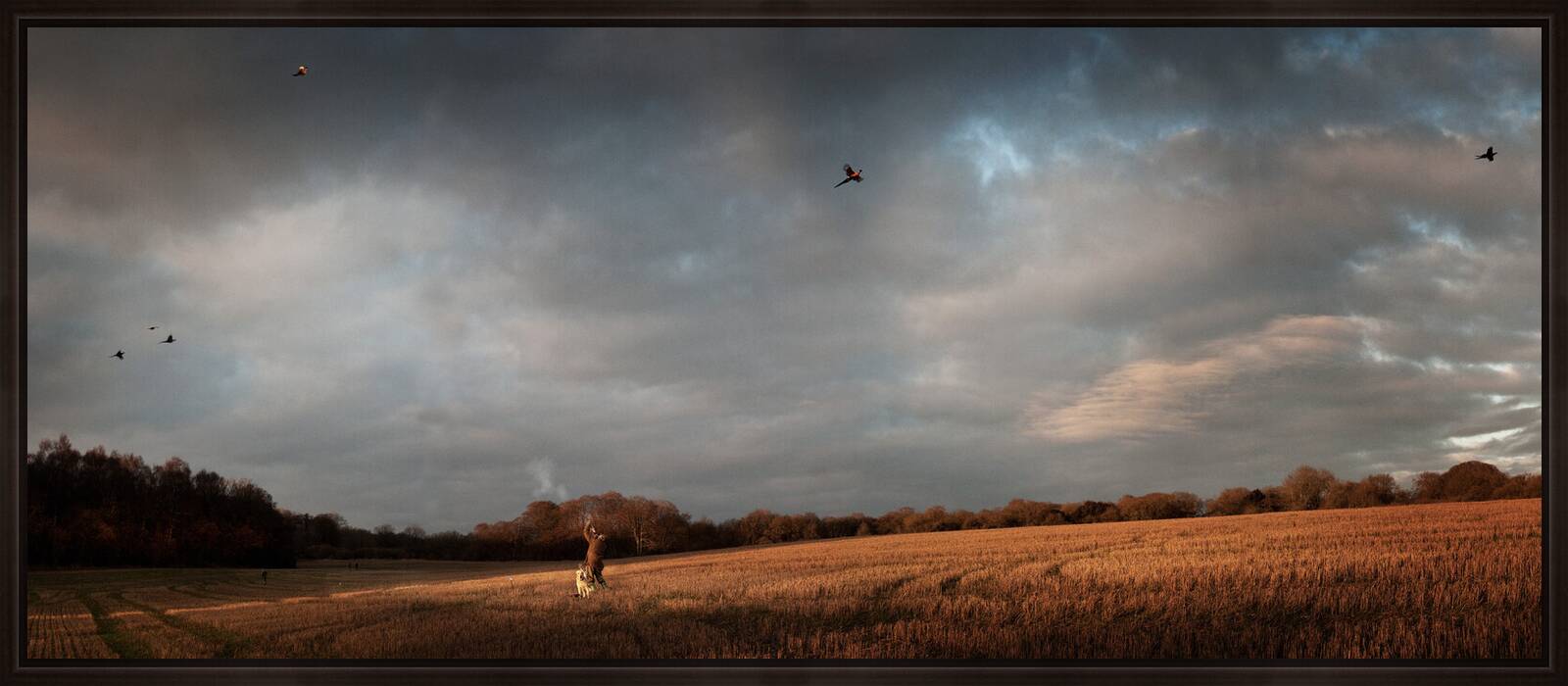 Shooting Party On Lord Shaftesbury's Estate by Justin Barton - Limited Edition. Edition of: 150. Signed.
