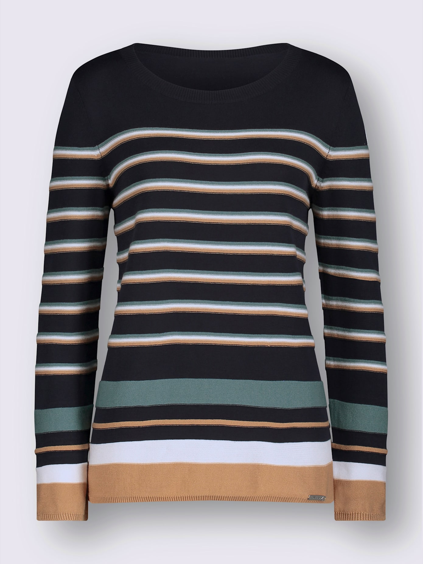 Pull à rayures 50% coton