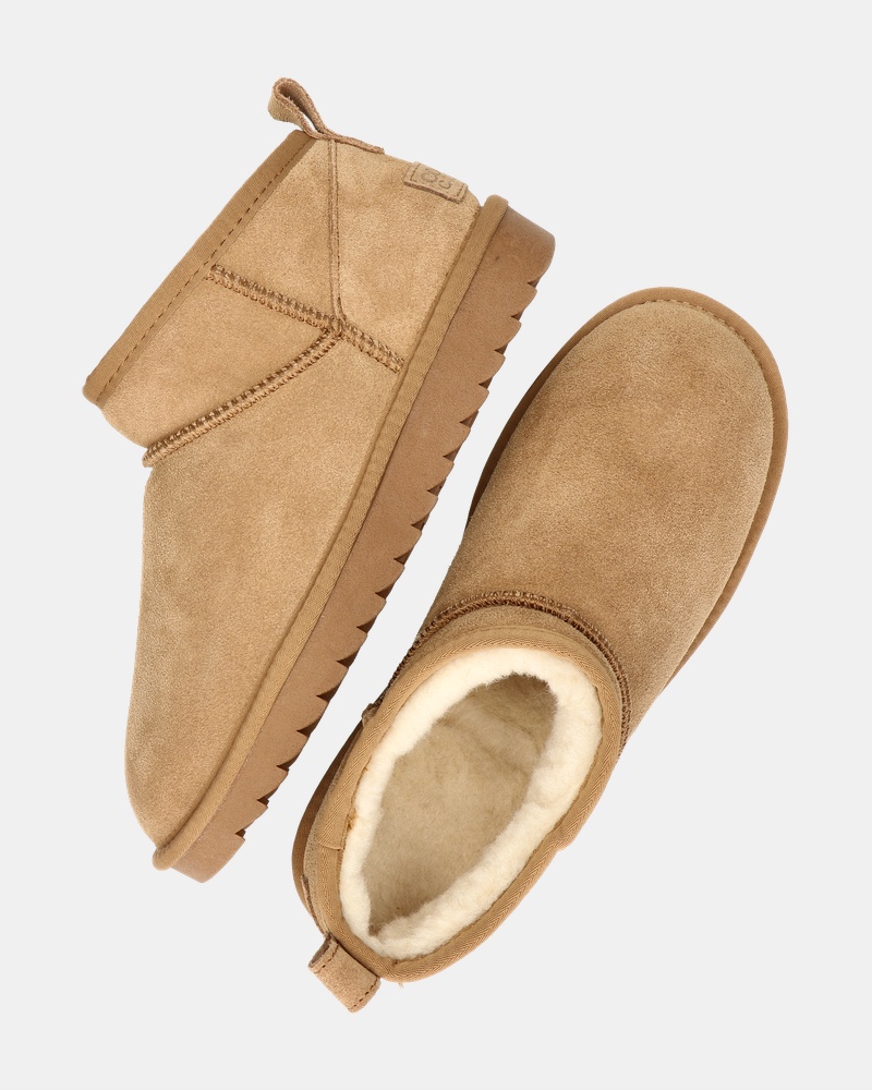 Colors of California Gevoerde boots  - cognac